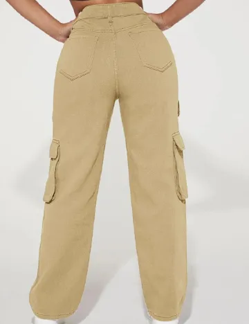 Pantaloni SHEIN, crem Crem