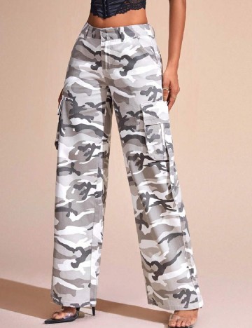 Pantaloni SHEIN, army