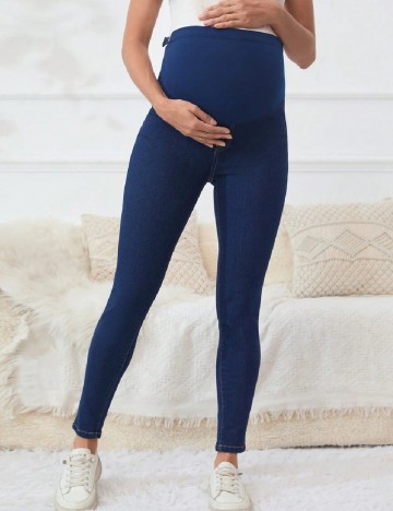 Blugi SHEIN Maternity, bleumarin