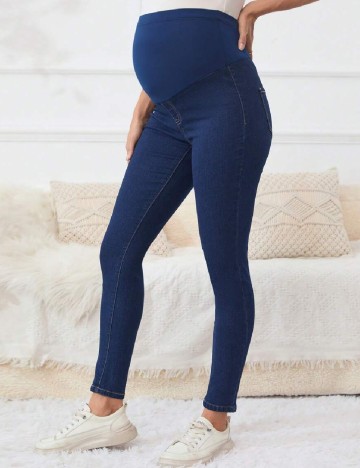 Blugi SHEIN Maternity, bleumarin