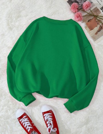 Bluza SHEIN CURVE, verde