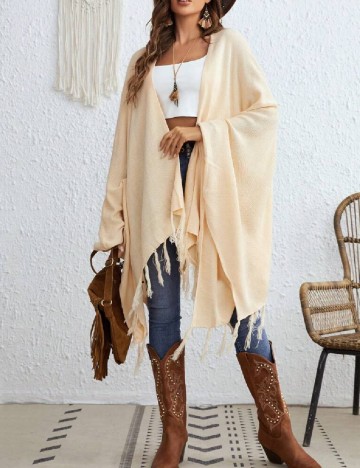 Poncho SHEIN, crem