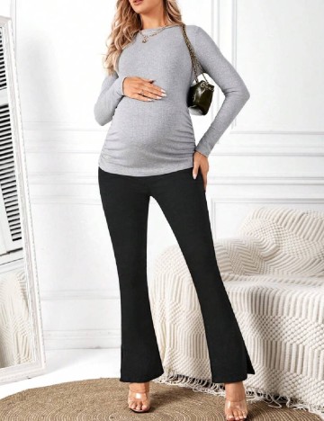 Blugi SHEIN Maternity, negru