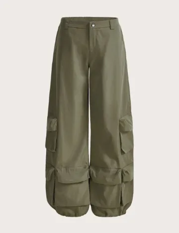 Pantaloni SHEIN, verde Verde