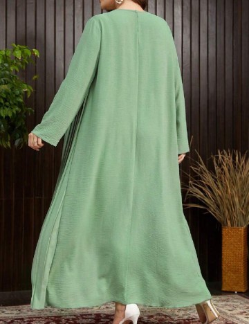 Rochie lunga SHEIN CURVE, verde