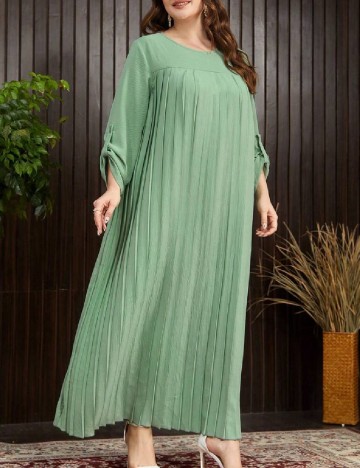 Rochie lunga SHEIN CURVE, verde