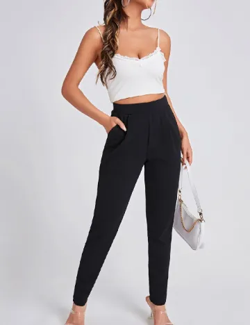 Pantaloni SHEIN, negru Negru