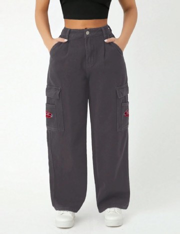 Pantaloni SHEIN, gri