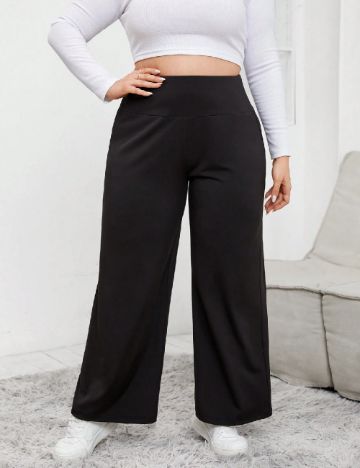 Pantaloni SHEIN CURVE, negru