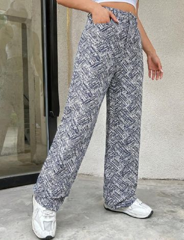 Pantaloni SHEIN, albastru