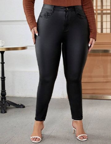 Pantaloni SHEIN CURVE, negru