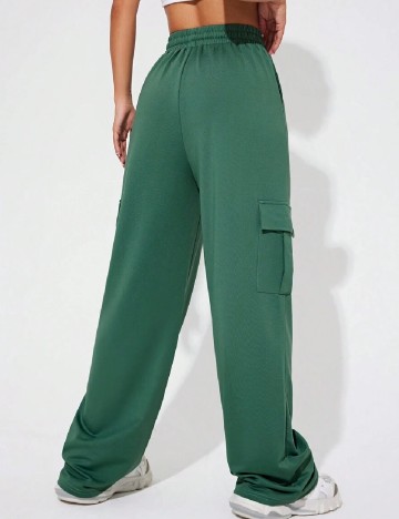 Pantaloni SHEIN, verde