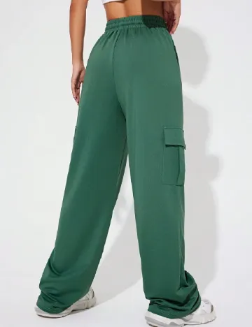 Pantaloni SHEIN, verde Verde