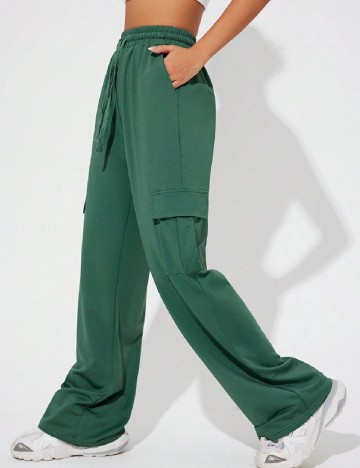 Pantaloni SHEIN, verde