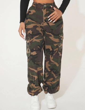 Pantaloni SHEIN, army