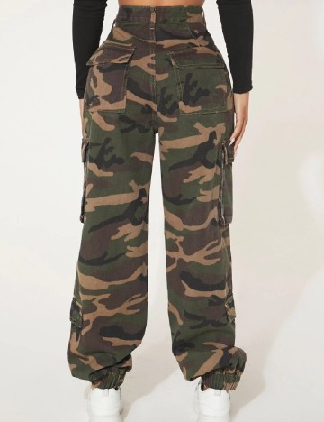 Pantaloni SHEIN, army