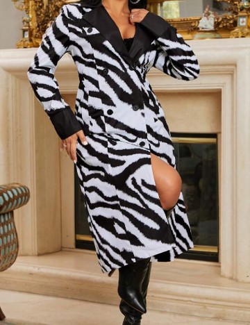 Trench SHEIN, animal print