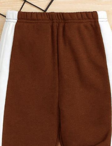 Pantaloni Shein Kids, maro