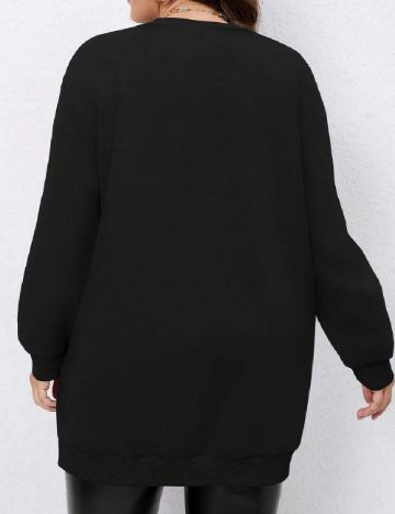 Bluza Oversize SHEIN CURVE, negru