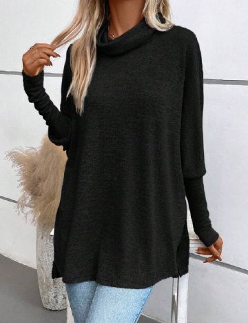 Bluza Emery Rose, negru