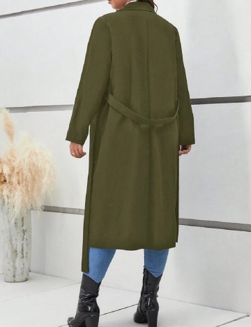 Trench SHEIN CURVE, verde