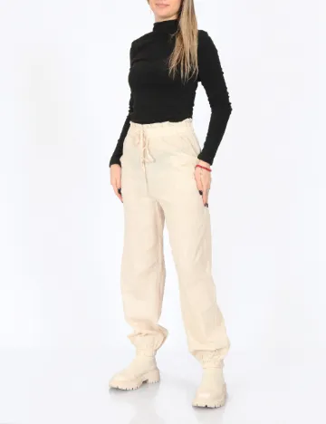 Pantaloni SHEIN, crem Crem