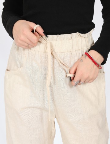 Pantaloni SHEIN, crem