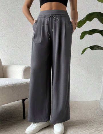 Pantaloni SHEIN, gri inchis