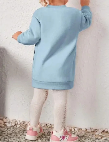 Rochie Shein Kids, bleu Albastru