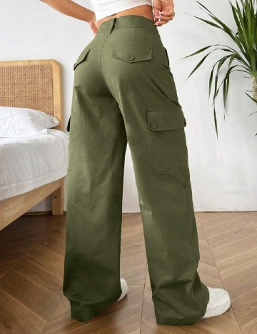 Pantaloni SHEIN, verde