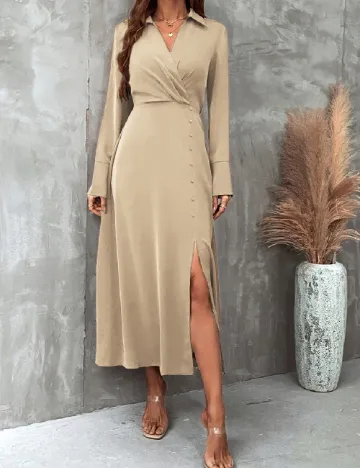 Rochie lunga SHEIN, crem