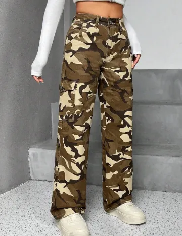 Pantaloni SHEIN, army Maro