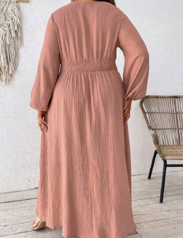 Rochie lunga SHEIN CURVE, maro