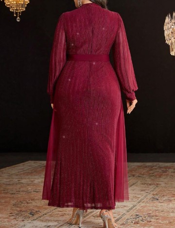 Rochie lunga SHEIN CURVE, rosu