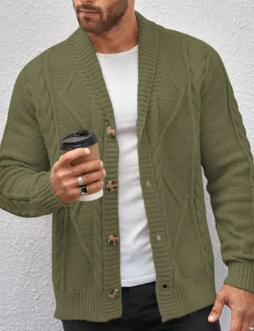 Cardigan SHEIN, verde Verde