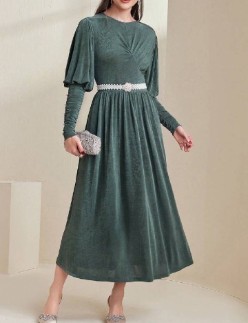 Rochie lunga SHEIN, verde