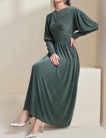 Rochie lunga SHEIN, verde