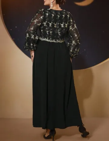 Rochie lunga SHEIN CURVE, negru Negru