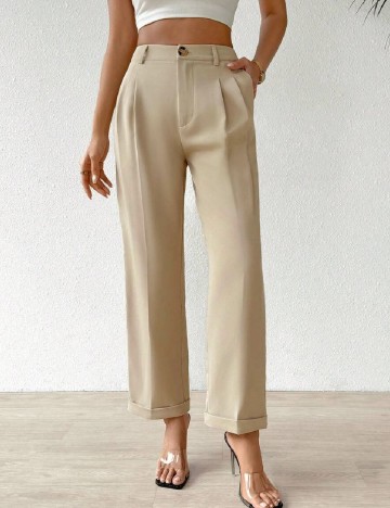 Pantaloni SHEIN, crem