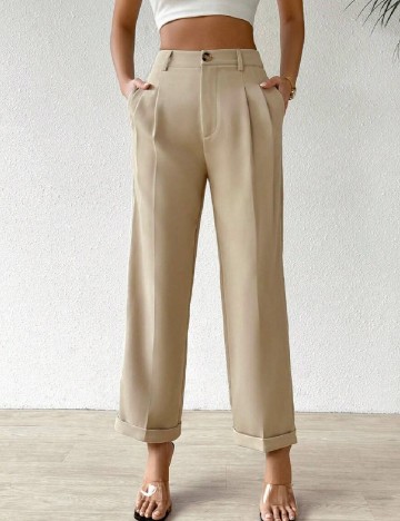 Pantaloni SHEIN, crem