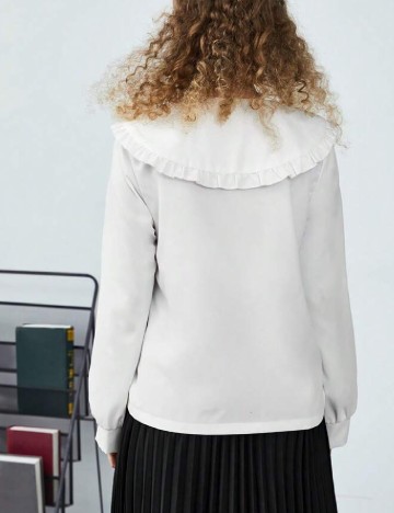 Camasa Shein Kids, alb