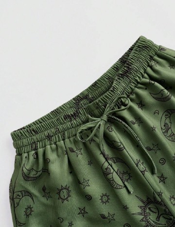 Pantaloni Romwe, verde