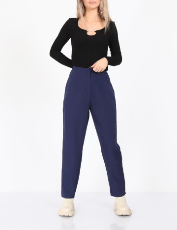 Pantaloni SHEIN, bleumarin