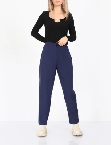 Pantaloni SHEIN, bleumarin Albastru