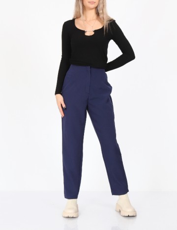 Pantaloni SHEIN, bleumarin