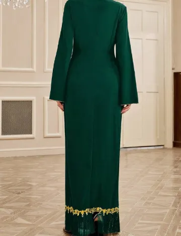 Rochie lunga SHEIN, verde Verde