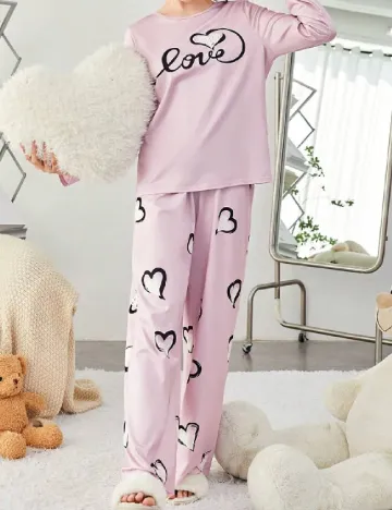 Pijama Shein Kids, roz Roz