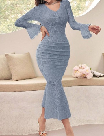 Rochie lunga SHEIN, bleu