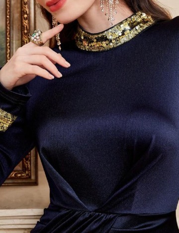 Rochie lunga SHEIN, bleumarin