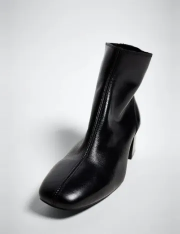 Botine Mango, negru Negru